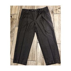 Givenchy Monsieur Mens Gray Pleated Slacks SZ 46R